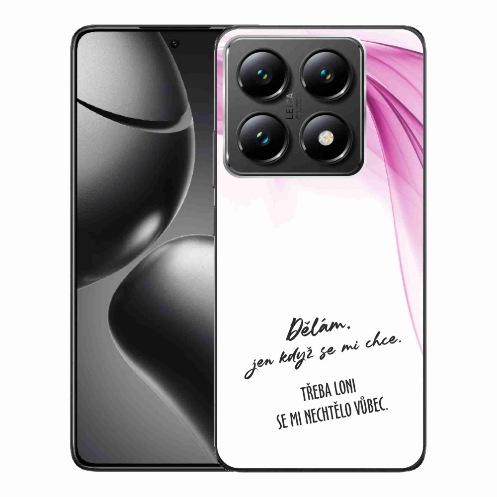 Gélový kryt mmCase na Xiaomi 14T Pro - vtipný text 12 biele pozadie