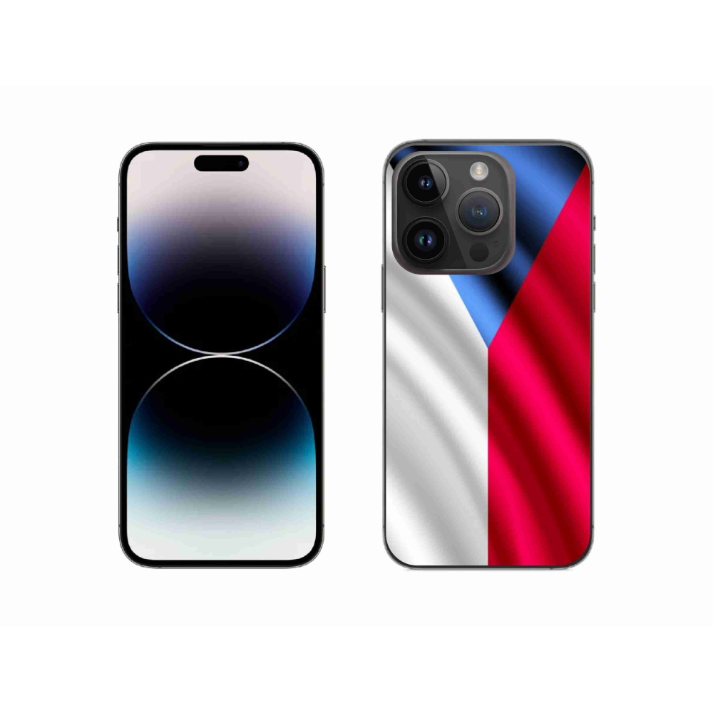 Gélový kryt mmCase na mobil iPhone 14 Pro 6.1 - česká vlajka