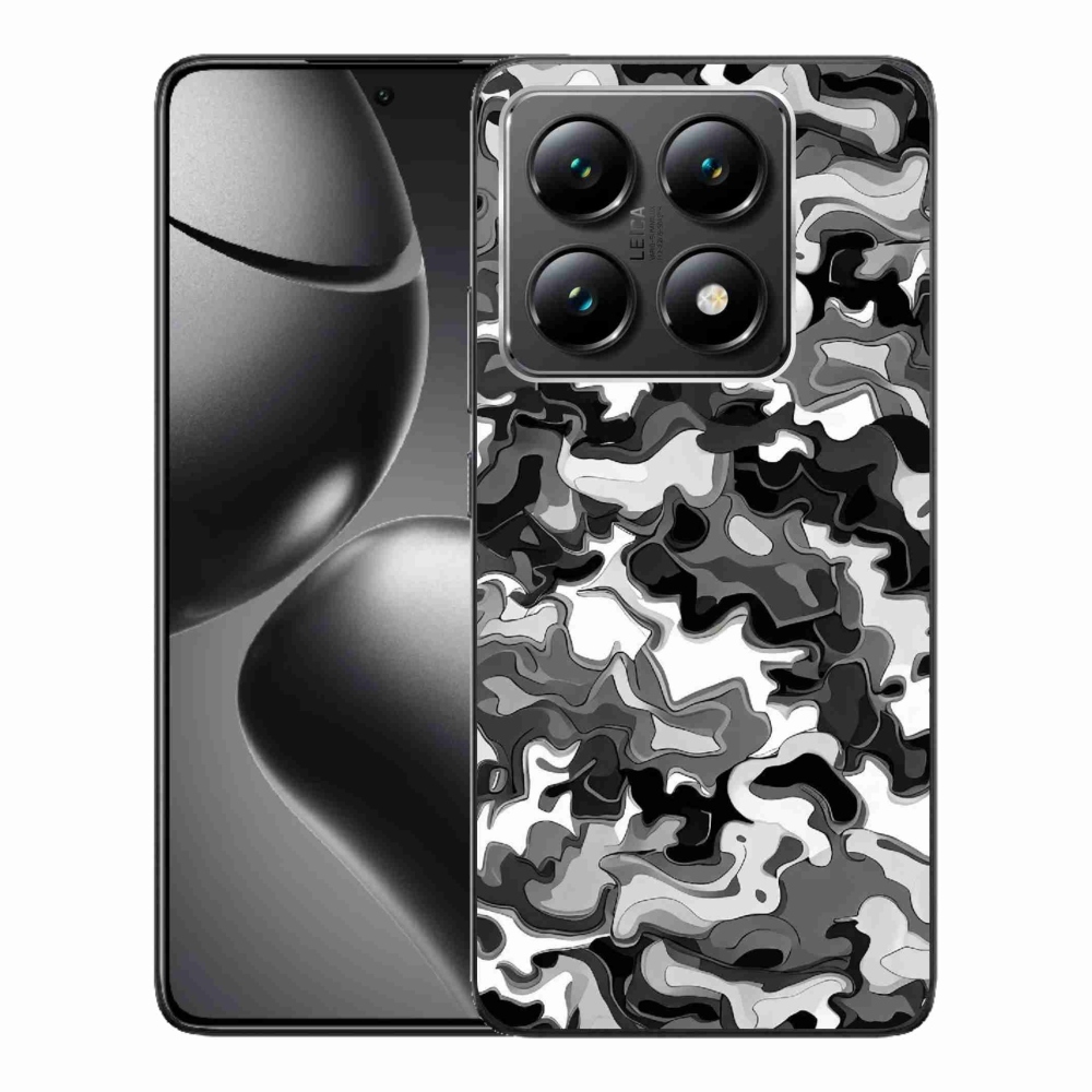 Gélový kryt mmCase na Xiaomi 14T - maskáčový vzor 3
