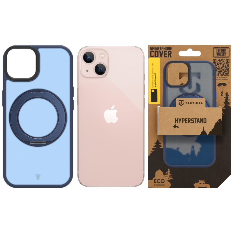 Tactical MagForce Hyperstand – puzdro pre Apple iPhone 13 v tmavomodrej farbe
