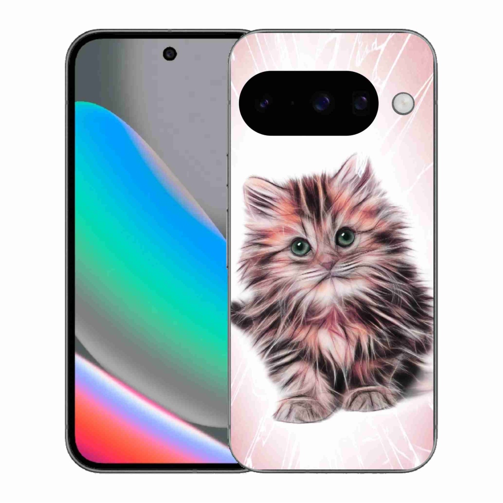 Gélový kryt mmCase na Google Pixel 10 - roztomilé mačiatko