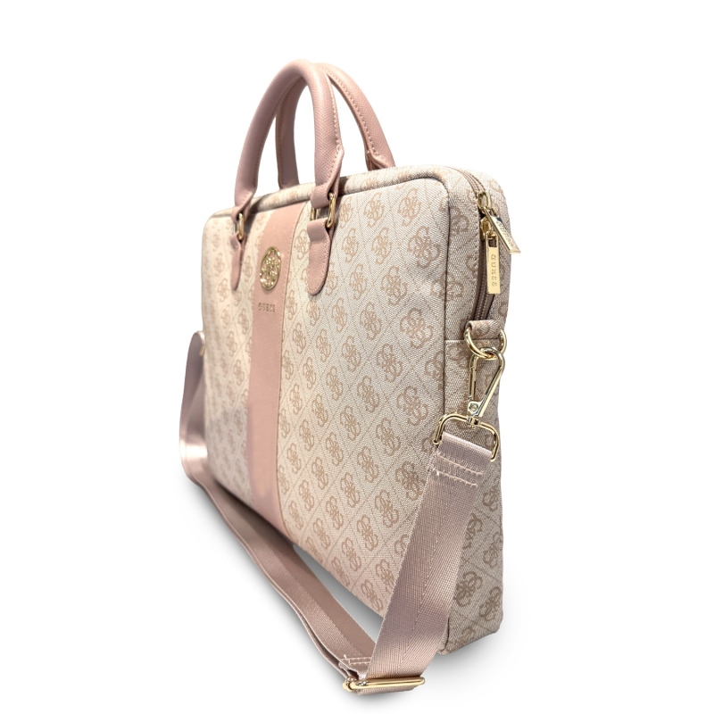 Guess PU 4G Stripe Metal Logo Taška na notebook 16