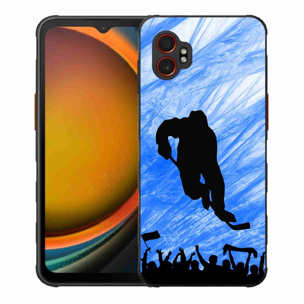 Gélový kryt mmCase na Samsung Galaxy Xcover 7 Pro - hokejový hráč