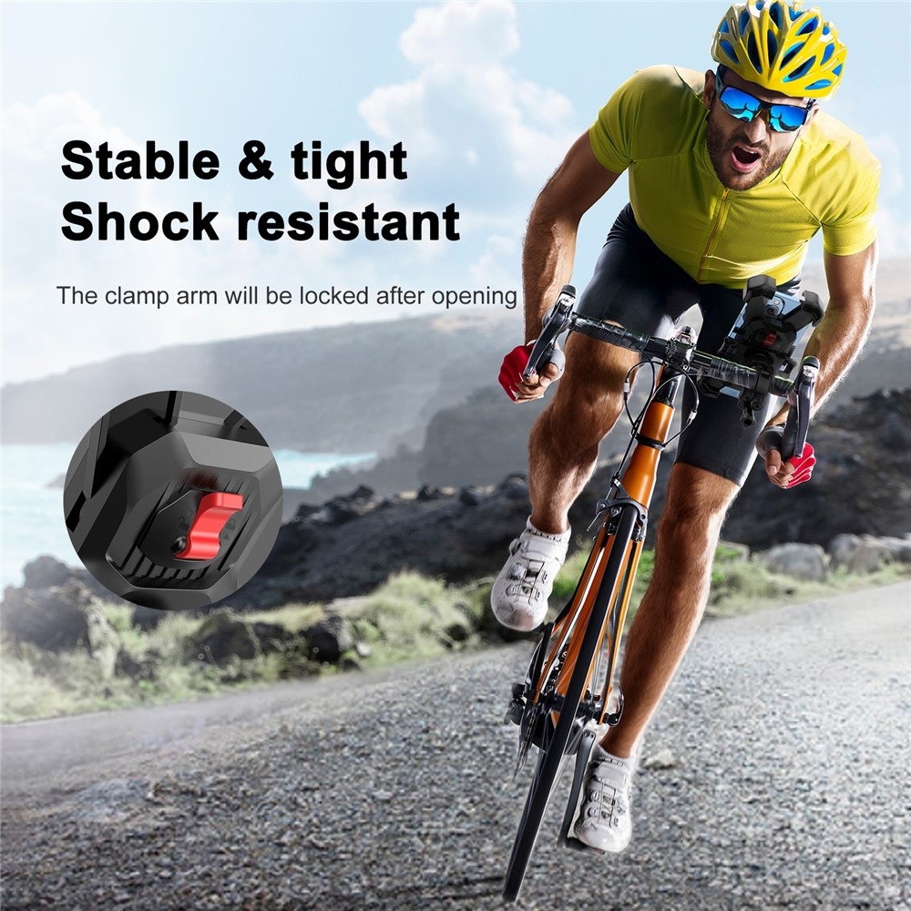 Univerzálny držiak telefónu na bicykel Joyroom na riadidlá - čierny