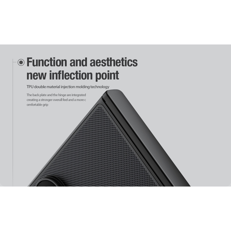Nillkin Super Frosted FOLD Magnetic zadný kryt pre Samsung Galaxy Z Fold 8, čierny