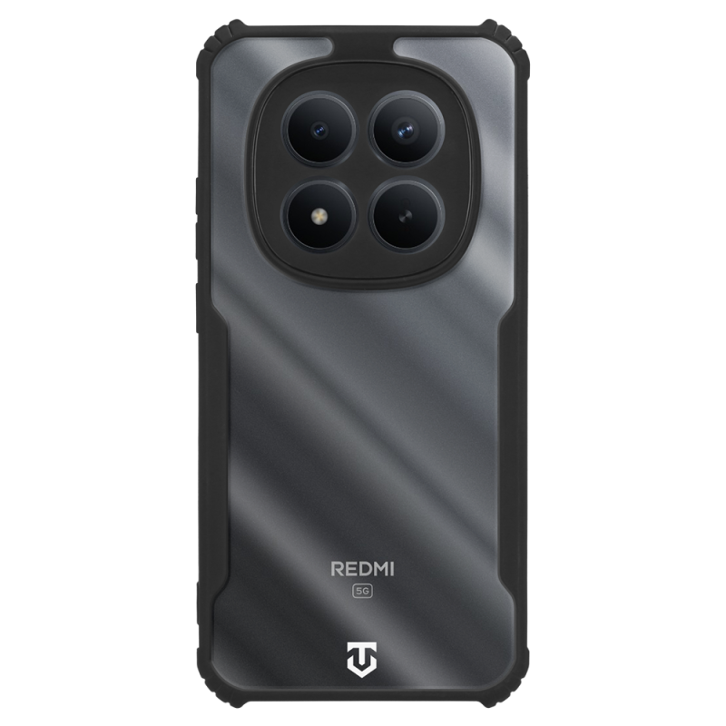 Taktický kryt Quantum Stealth pre Xiaomi Redmi Note 15 Pro+ 5G/Poco M8 Pro Clear/Black