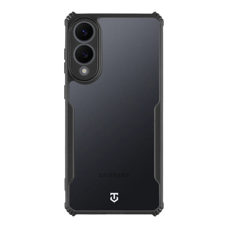 Tactical Quantum Stealth Kryt pre Samsung Galaxy S25 Edge Clear/Black