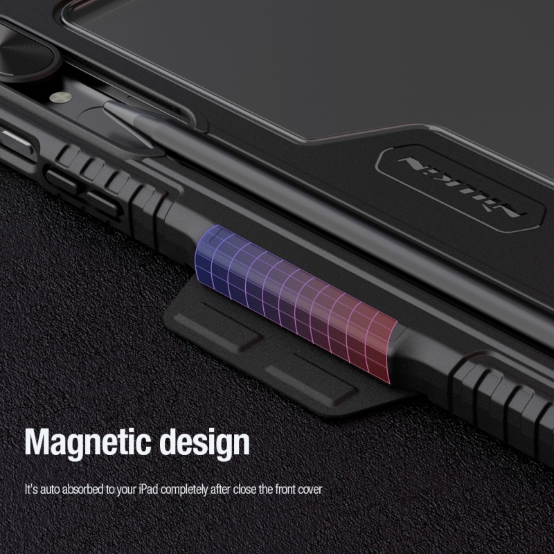 Nillkin Bumper PRO Protective Stand Case Multi-angle pre Samsung Galaxy Tab S9+ Sapphire Blue