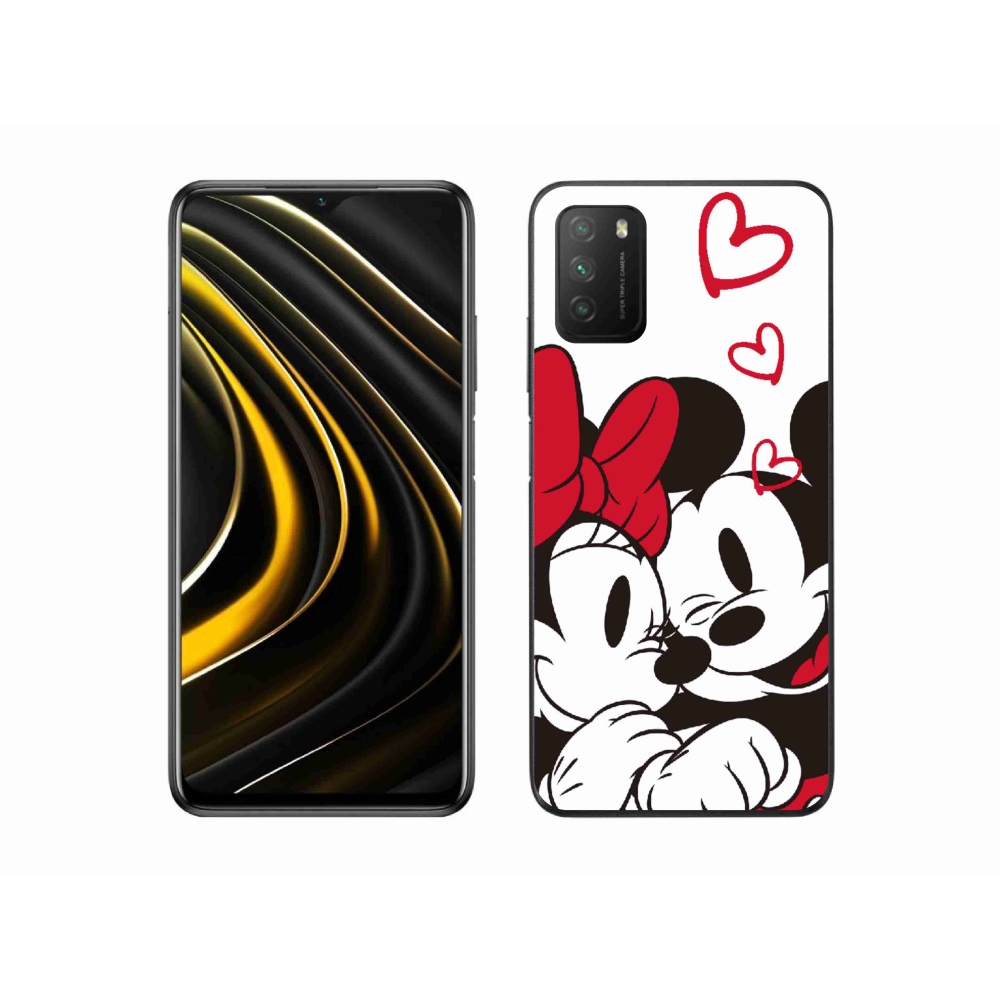 Gélový kryt mmCase na Xiaomi Poco M3 - minnie a mickey