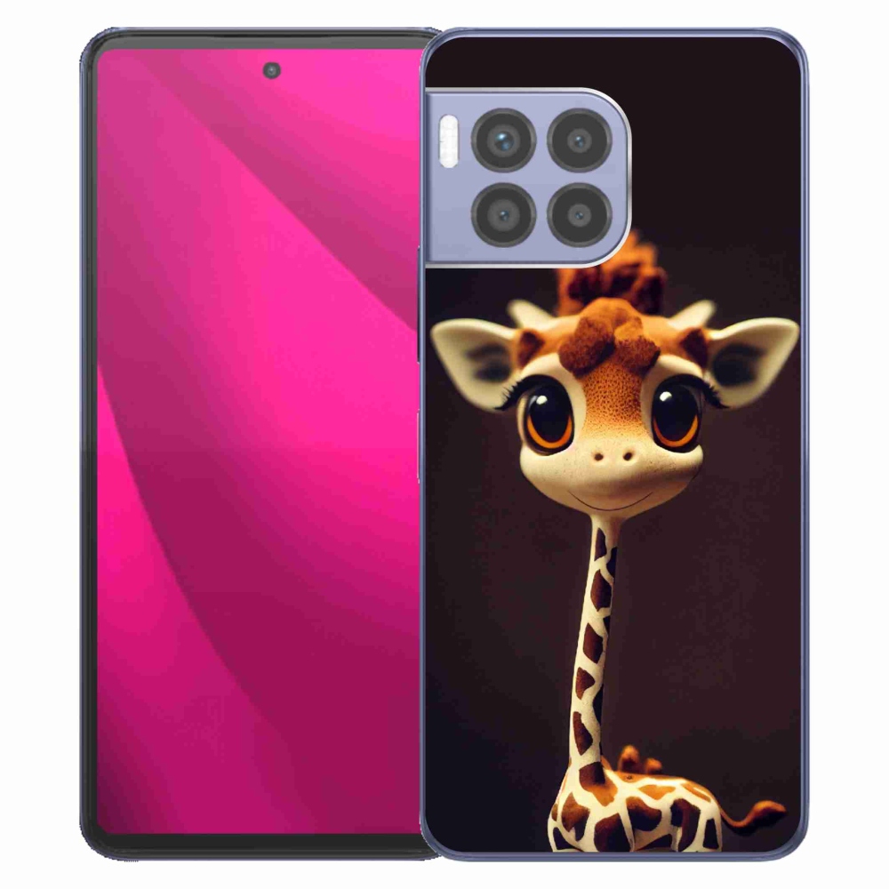 Gélový kryt mmCase na T-Mobile T Phone 2 Pro - malá žirafa
