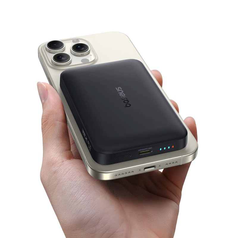 Baseus EnerFill FM11 22.5W Magnetická Powerbanka 10000mAh Cosmic Black