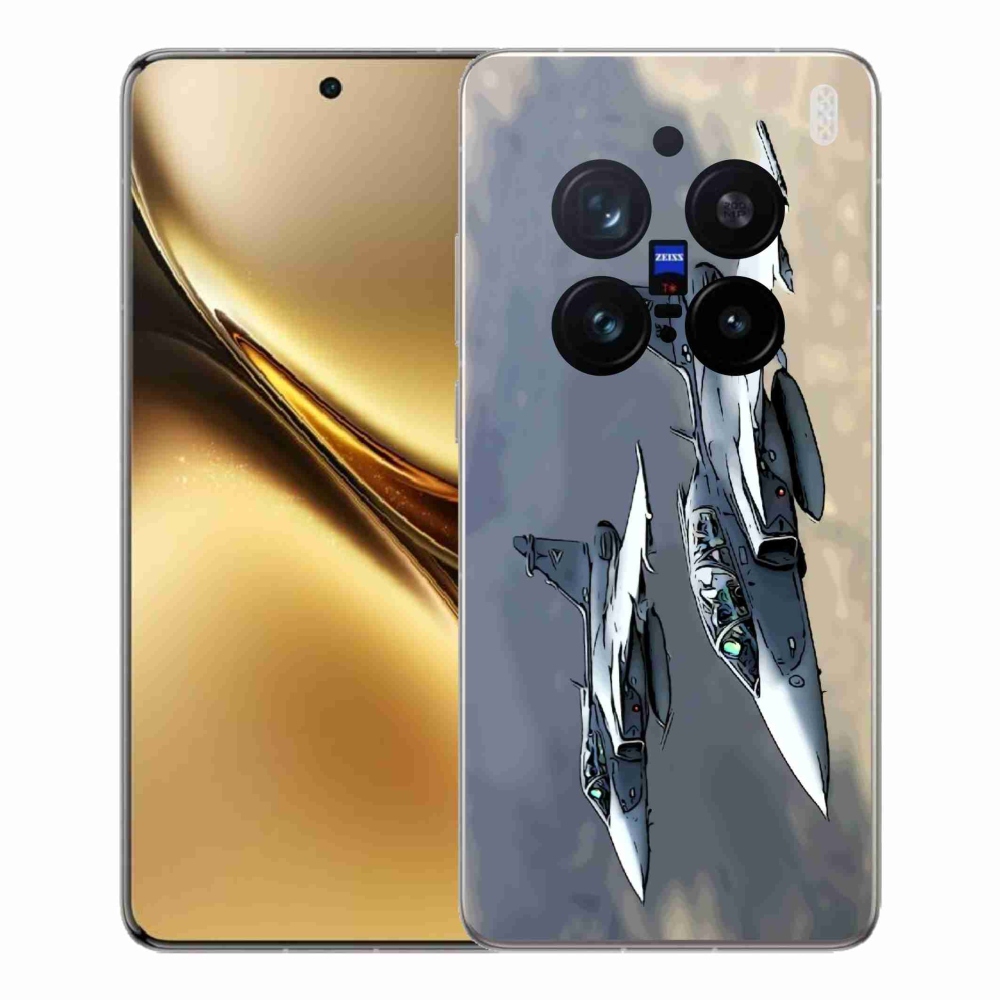 Gélový kryt mmCase na Vivo X200 Pro 5G - stíhačky