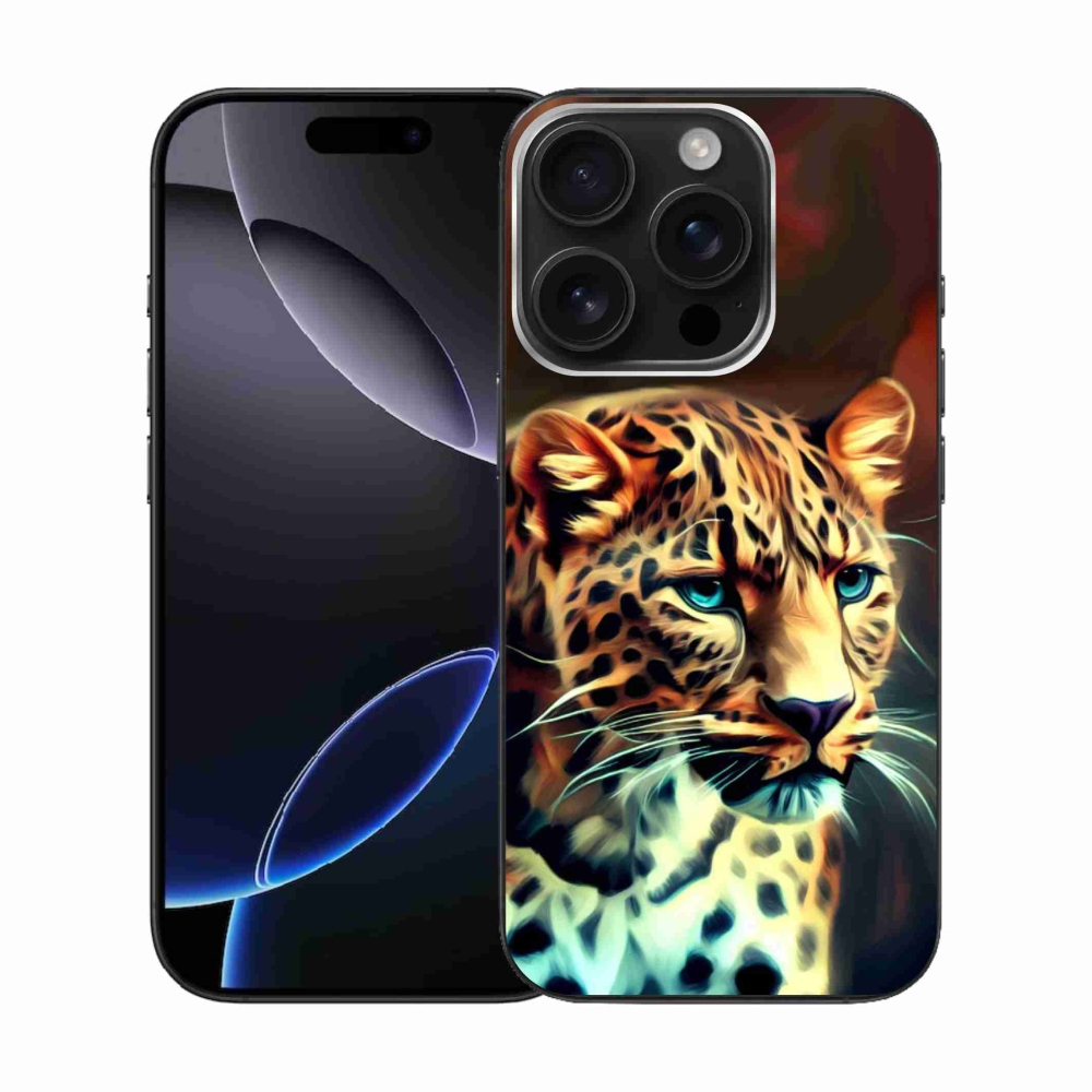 Gélový kryt mmCase na iPhone 16 Pro - leopard