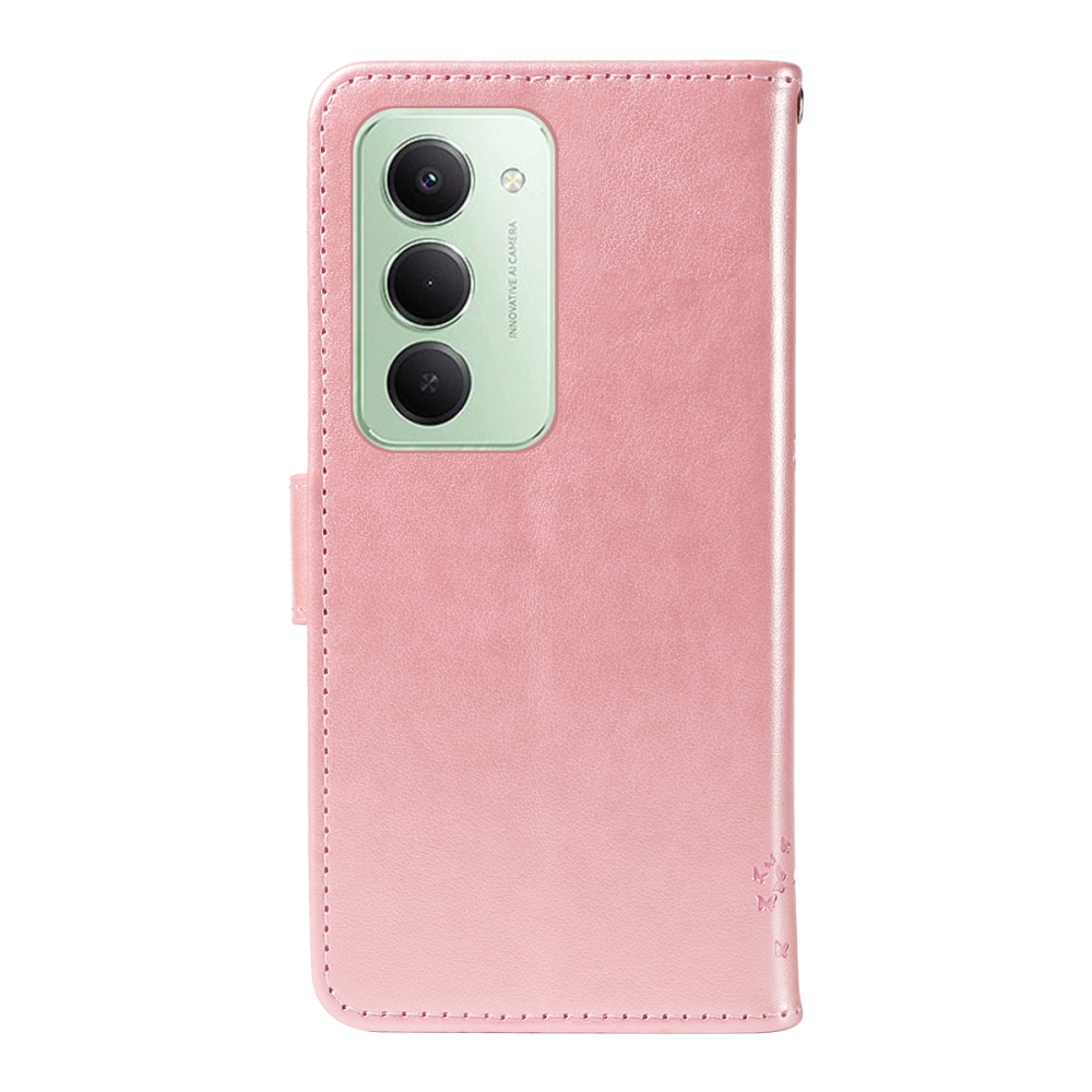Trees knižkové puzdro na Xiaomi Redmi 15 4G (171mm) - ružovozlaté