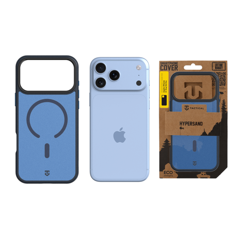 Tactical MagForce Hypersand puzdro pre Apple iPhone 18 Pro/17 Pro Deep Blue