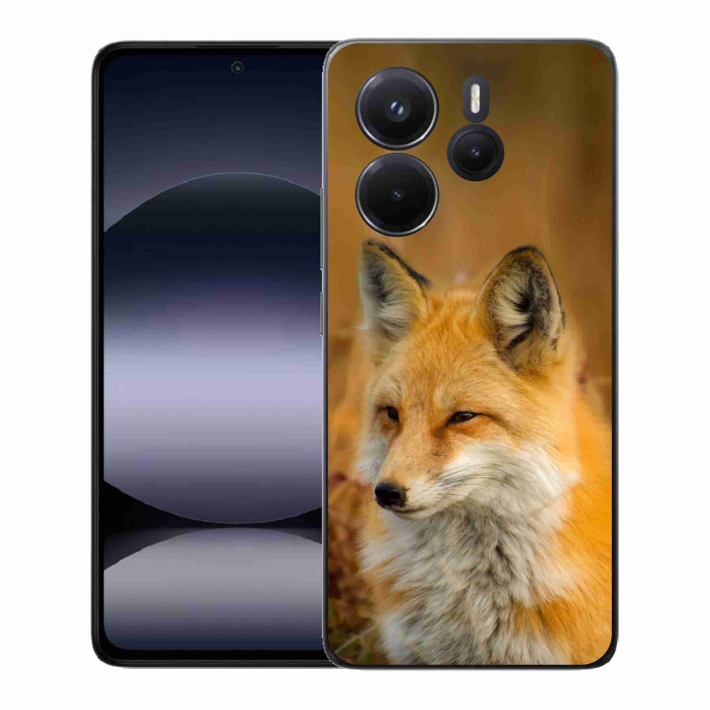 Gélový kryt mmCase na Xiaomi Redmi Note 14 - líška