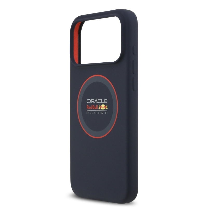 Red Bull Silikónový zadný kryt Red Ring MagSafe pre iPhone 17 Pro Max Navy