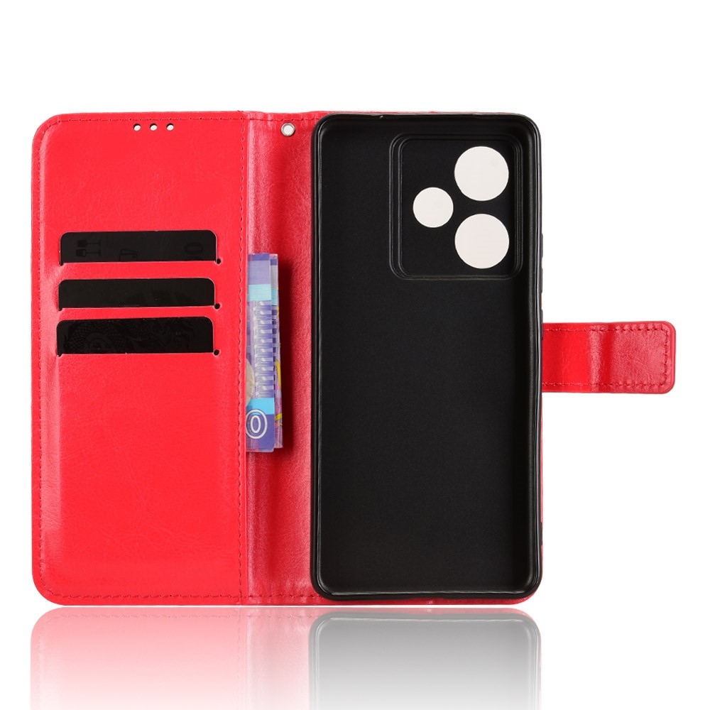 Crazy knižkové puzdro na Realme GT 7 5G - červené