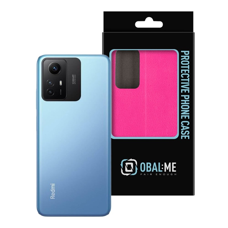 OBAL:ME Book Puzdro pre Xiaomi Redmi Note 12S Rose Red