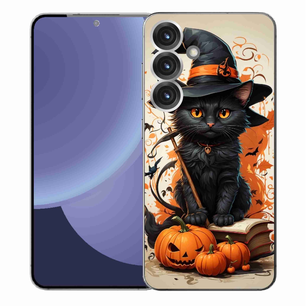 Gélový kryt mmCase na Samsung Galaxy S25+ - kocúr čarodejník
