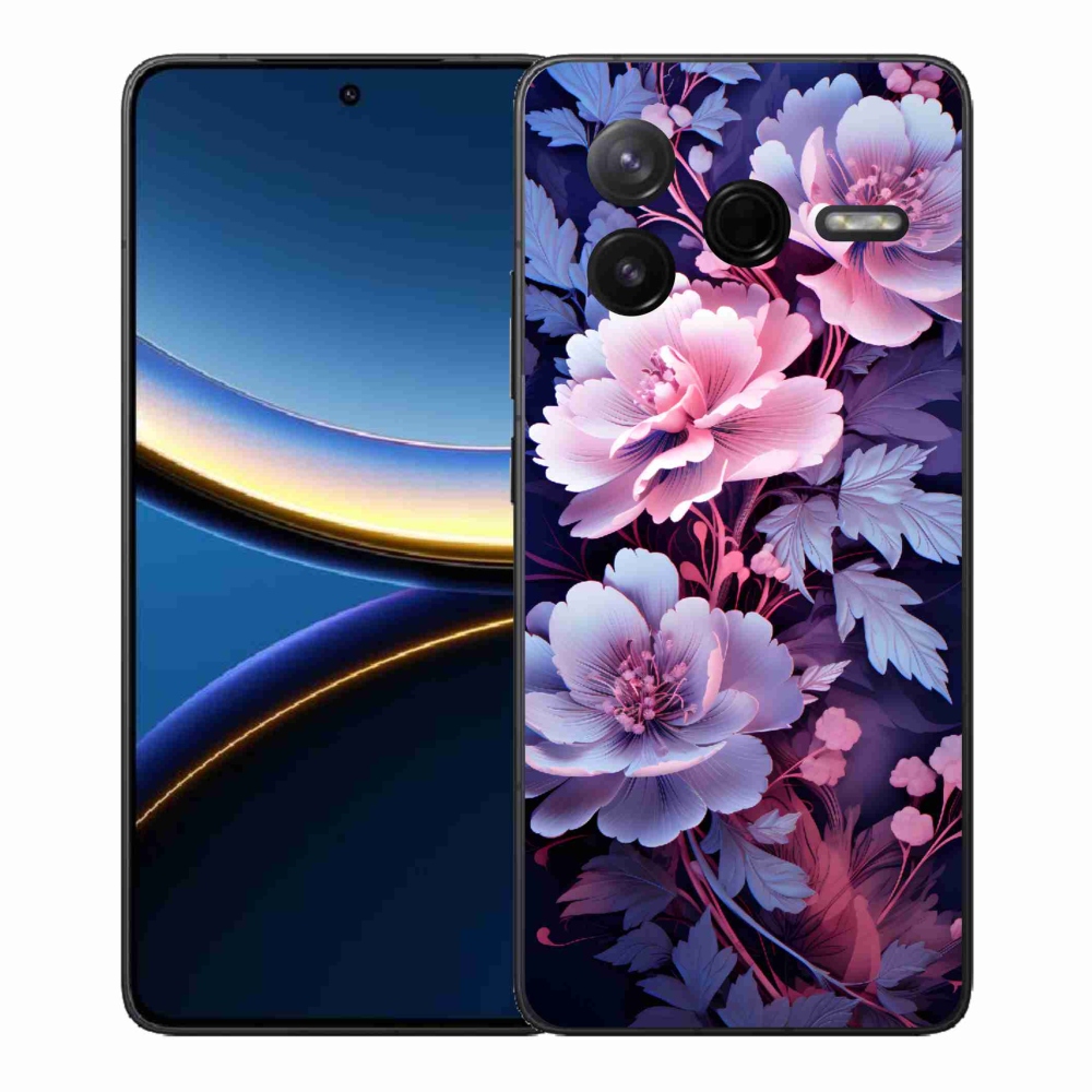 Gélový kryt mmCase na Xiaomi Poco F7 Pro - kvety 11