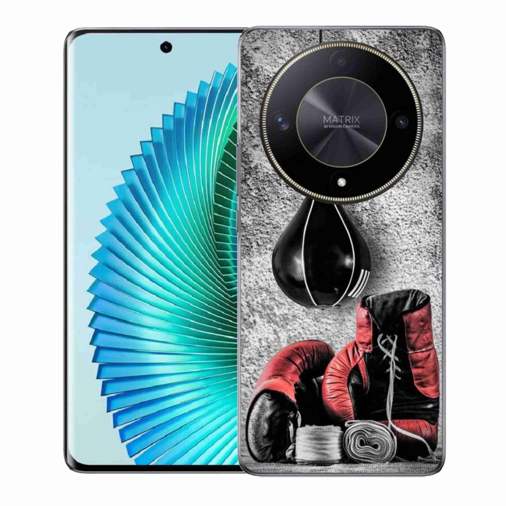 Gélový kryt mmCase na Honor Magic 6 Lite 5G - boxovacie vrece a rukavice
