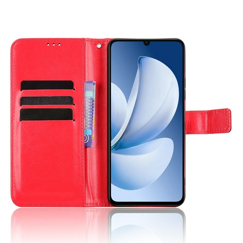 Crazy knižkové puzdro na Realme Note 70T - červené