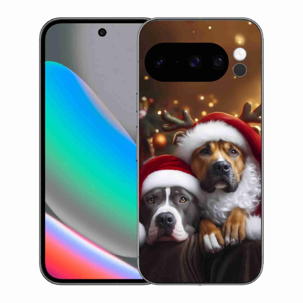 Gélový kryt mmCase na Google Pixel 10 Pro - vianočné psy