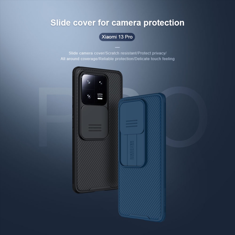 Nillkin CamShield PRE Zadný Kryt pre Xiaomi 13 Pro Black