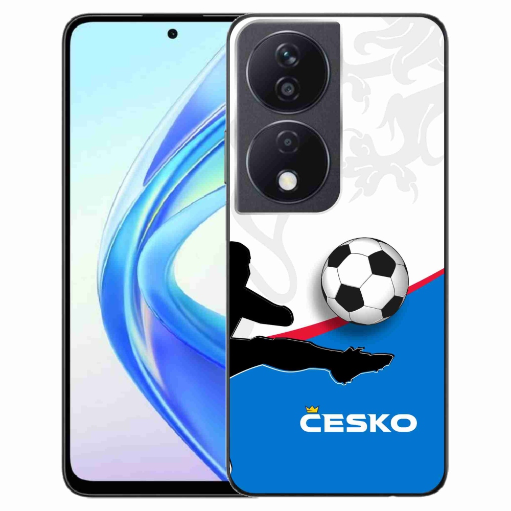 Gélový kryt mmCase na Honor X7b/Honor 90 Smart - futbal Česko 3