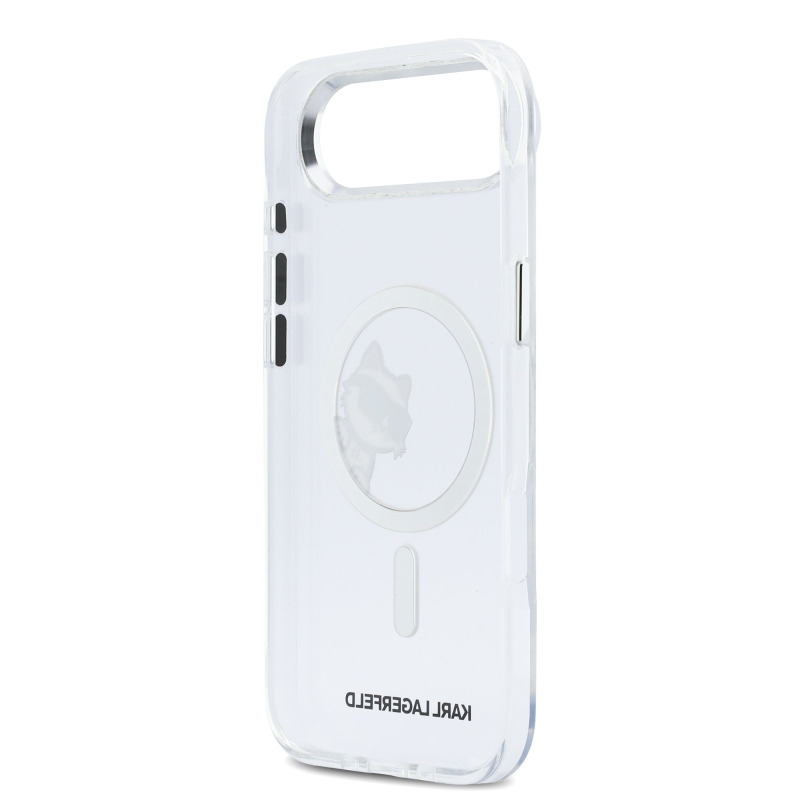 Karl Lagerfeld IML Choupette Peekaboo MagSafe Zadný kryt pre iPhone Air Transparent