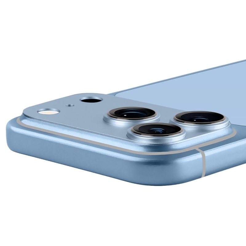 OBAL:ME Camera Island Ochrana objektívu pre Apple iPhone 18 Pro, svetlo modrá