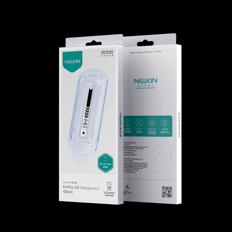 Nillkin Tvrdené sklo 0,2 mm H+ PRO 2,5D pre Apple iPhone 17 Pro Max (s aplikátorom)