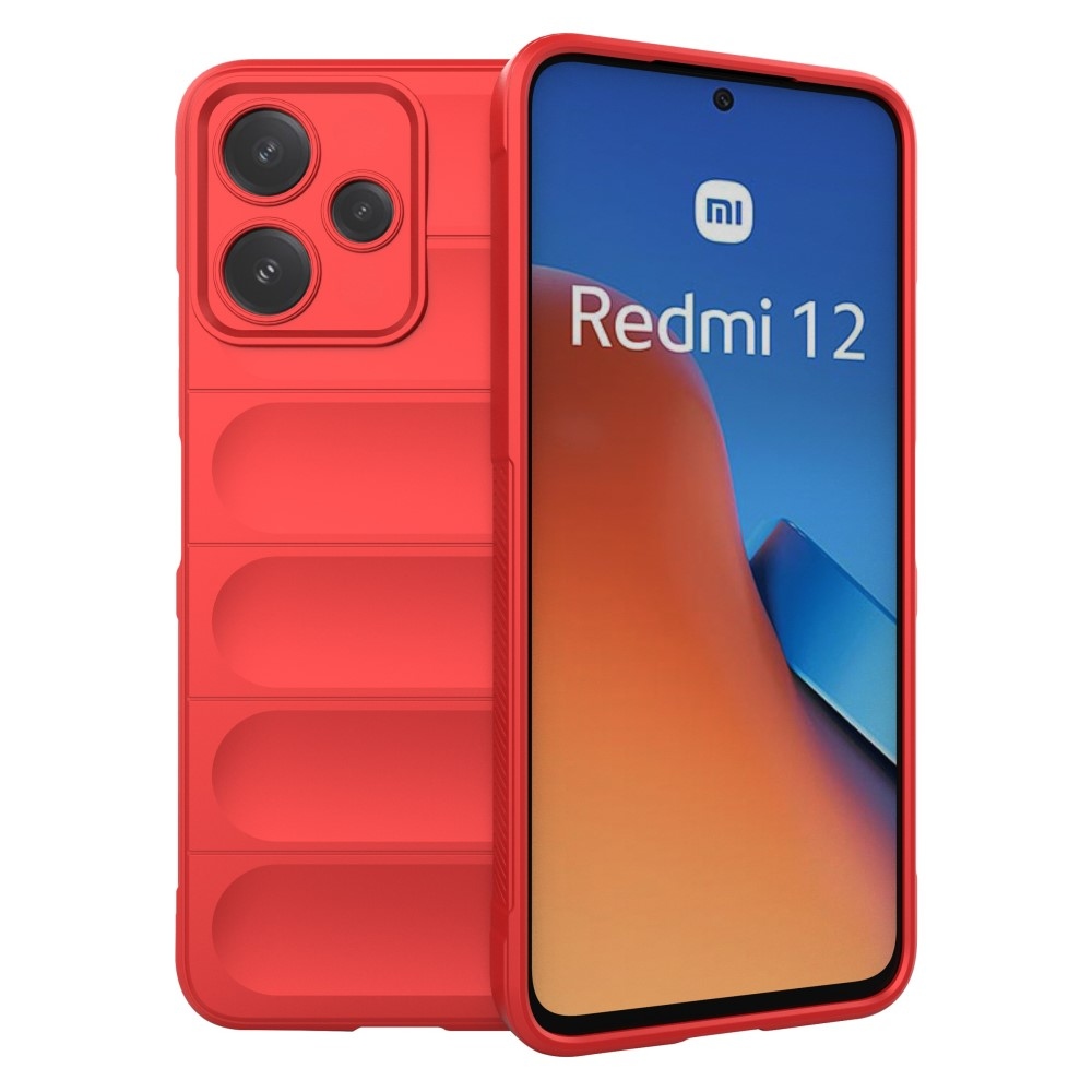 Rugg odolný gélový obal na Xiaomi Redmi 12 5G - červený