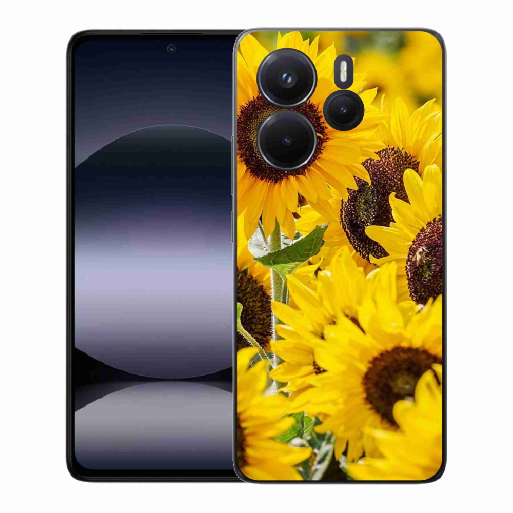 Gélový kryt mmCase na Xiaomi Redmi Note 14 - slnečnica