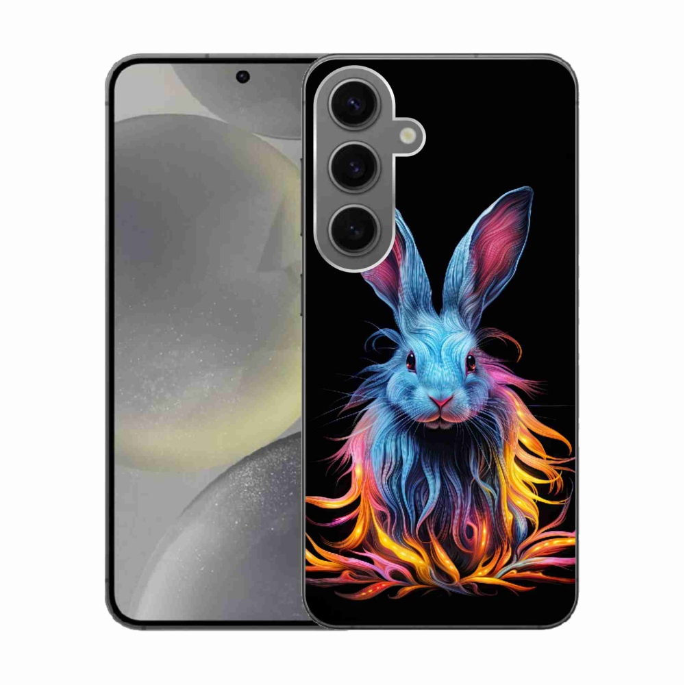 Gélový kryt mmCase na Samsung Galaxy S24 - abstraktný zajac