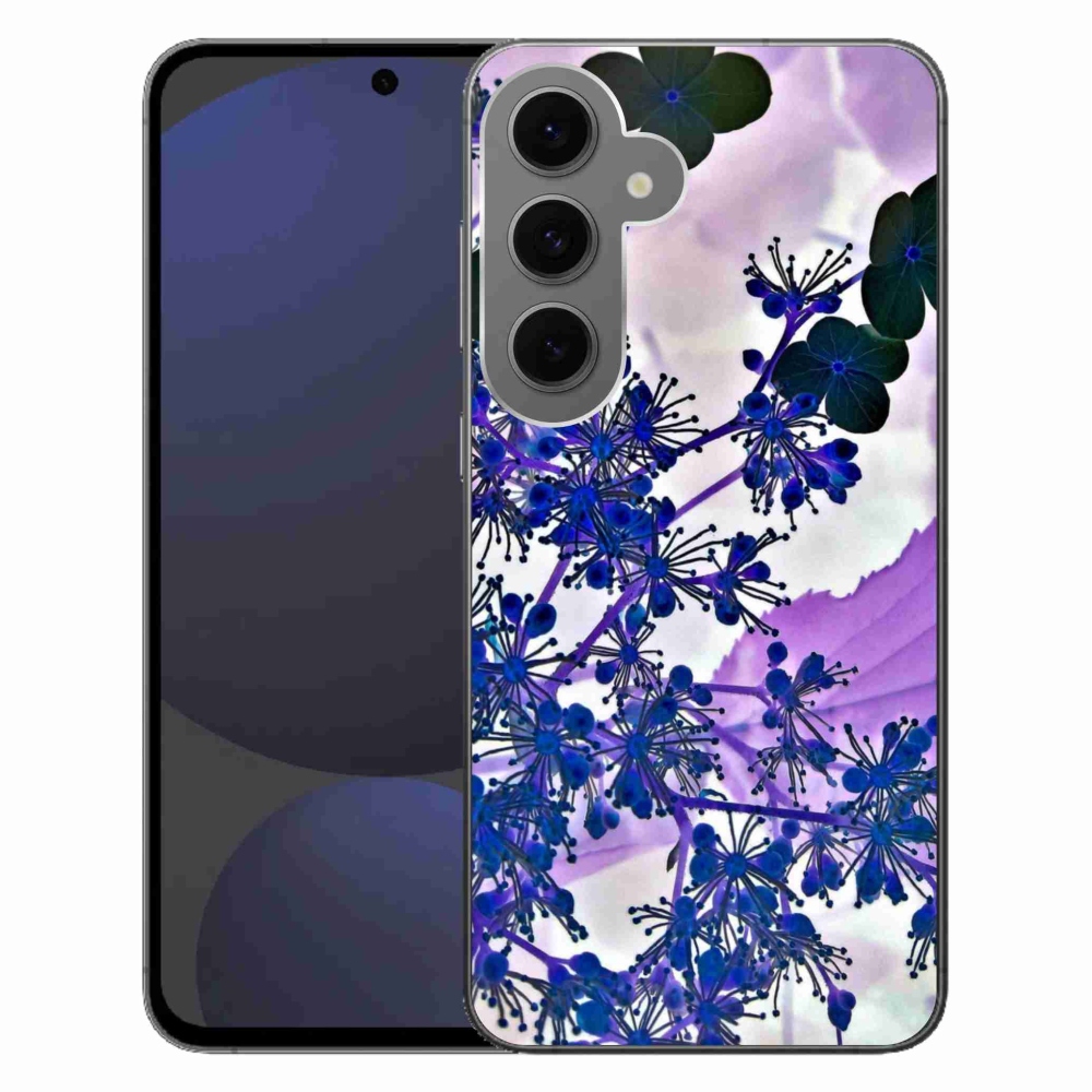Gélový kryt mmCase na Samsung Galaxy S24 FE - kvet hortenzie