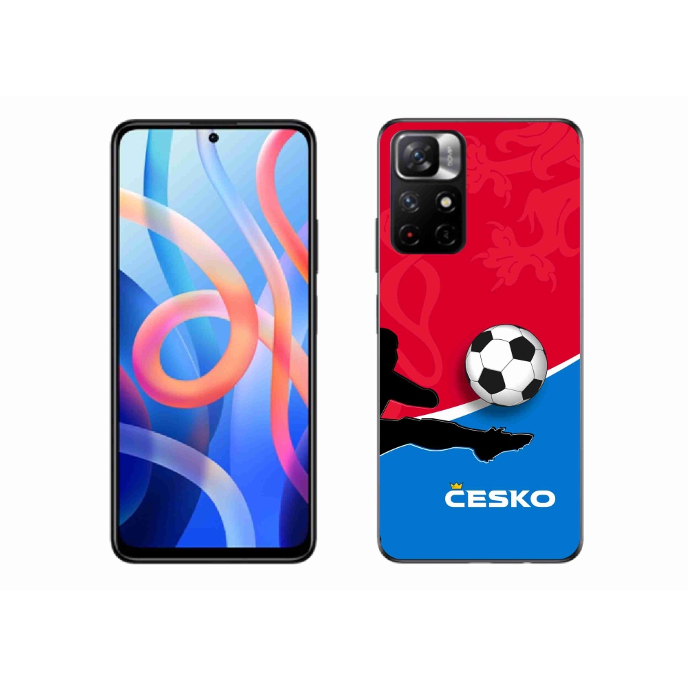 Gélový kryt mmCase na Xiaomi Redmi Note 11S 5G - futbal Česko 2