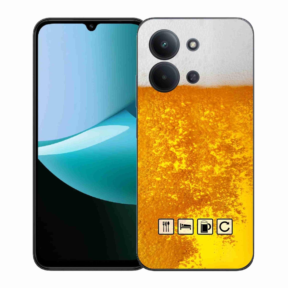 Gélový kryt mmCase na Xiaomi Redmi 15C 4G (171mm)/Poco C85 4G (171mm) - pivný motív 3