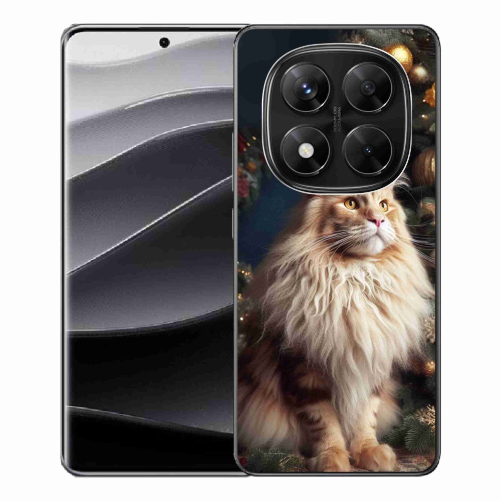 Gélový kryt mmCase na Xiaomi Redmi Note 14 Pro 5G/Poco X7 5G - kočka u stromu