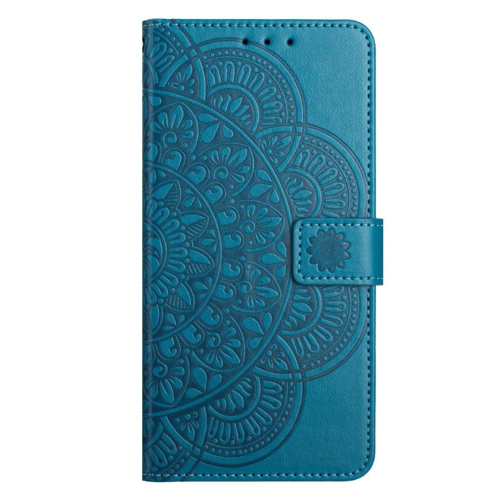 Mandala knižkové púzdro na Xiaomi Redmi 13C 5G - modré