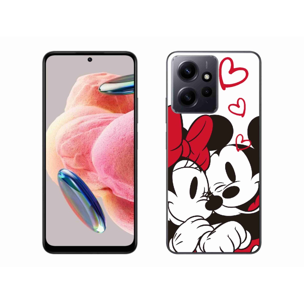 Gélový kryt mmCase na Xiaomi Redmi Note 12 4G - minnie a mickey