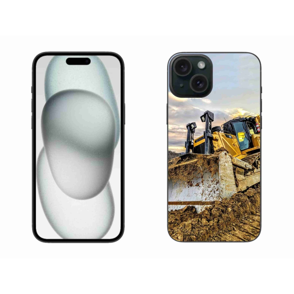 Gélový kryt mmCase na iPhone 15 Plus - bager