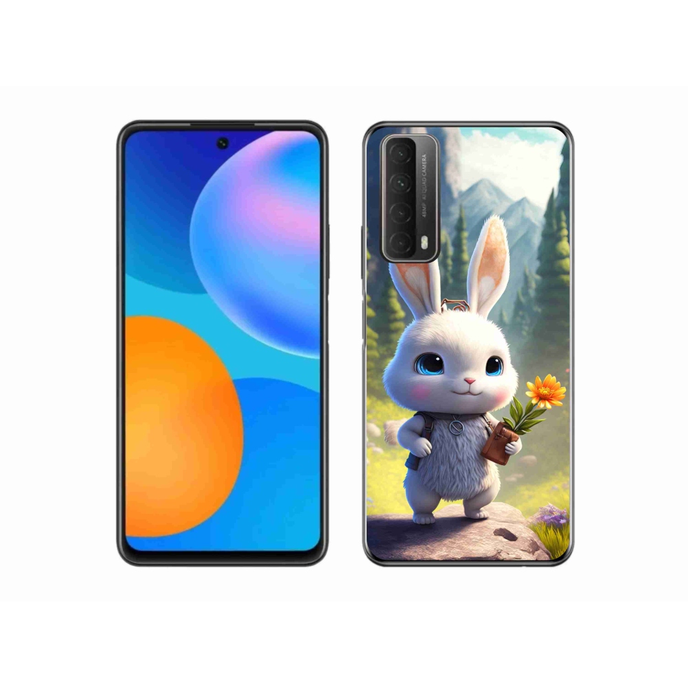 Gelový kryt mmCase na Huawei P Smart (2021) - roztomilý králíček