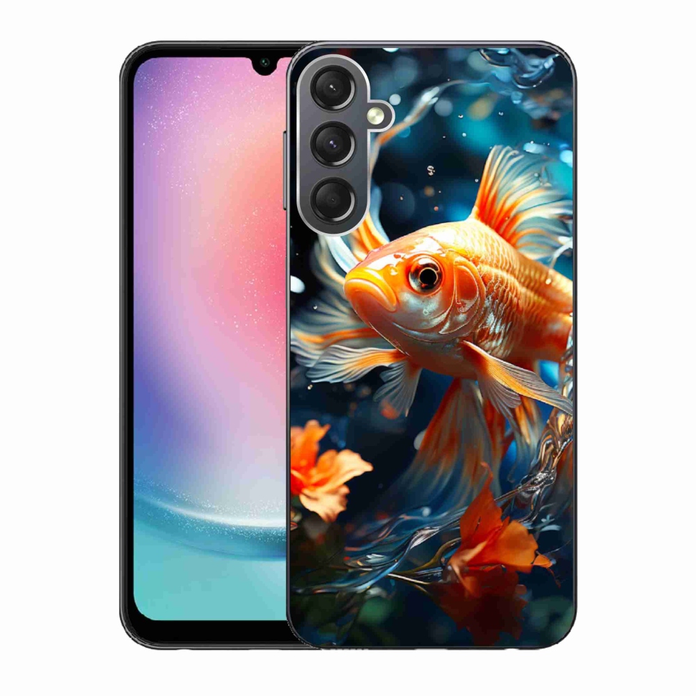 Gélový kryt mmCase na Samsung Galaxy A24 - rybka