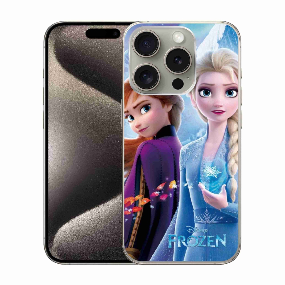 Gélový kryt mmCase na iPhone 15 Pro - ľadové kráľovstvo 3