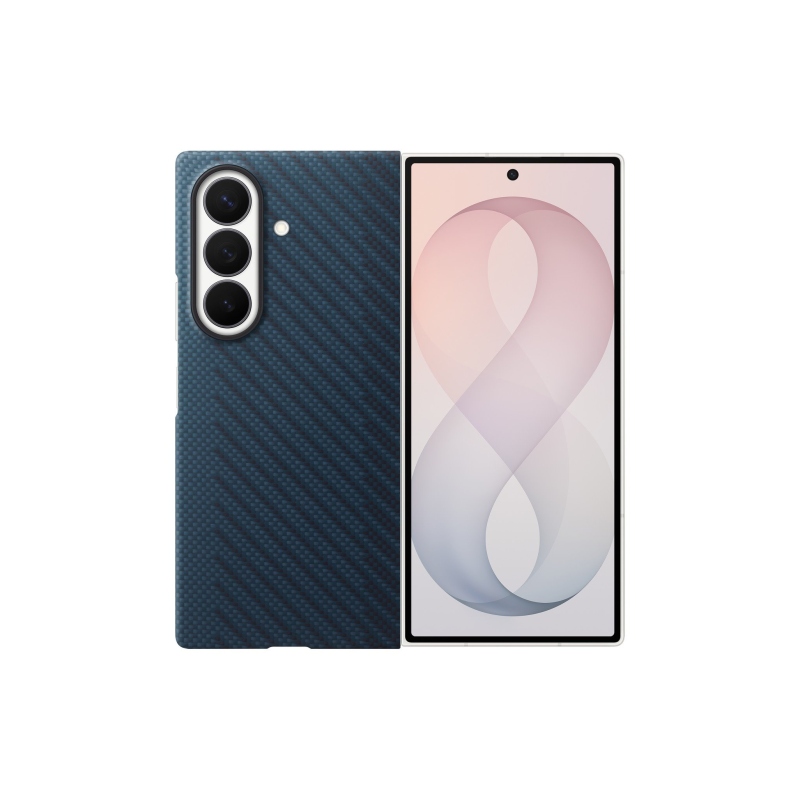 EF-KF976SNE Samsung Carbon – magnetické puzdro pre Galaxy Z Fold 8 v modrej farbe Ultra Blue