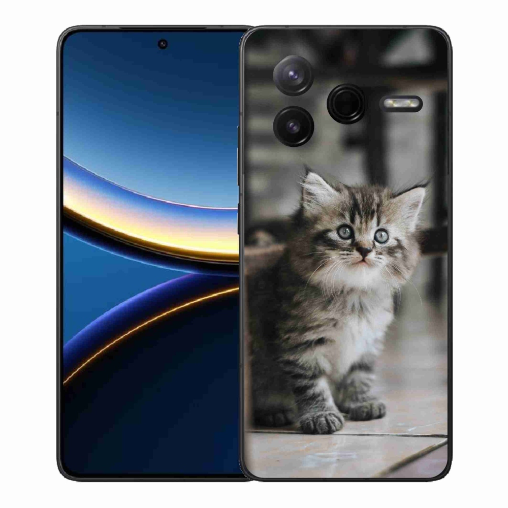 Gélový kryt mmCase na Xiaomi Poco F7 Pro - mačiatko