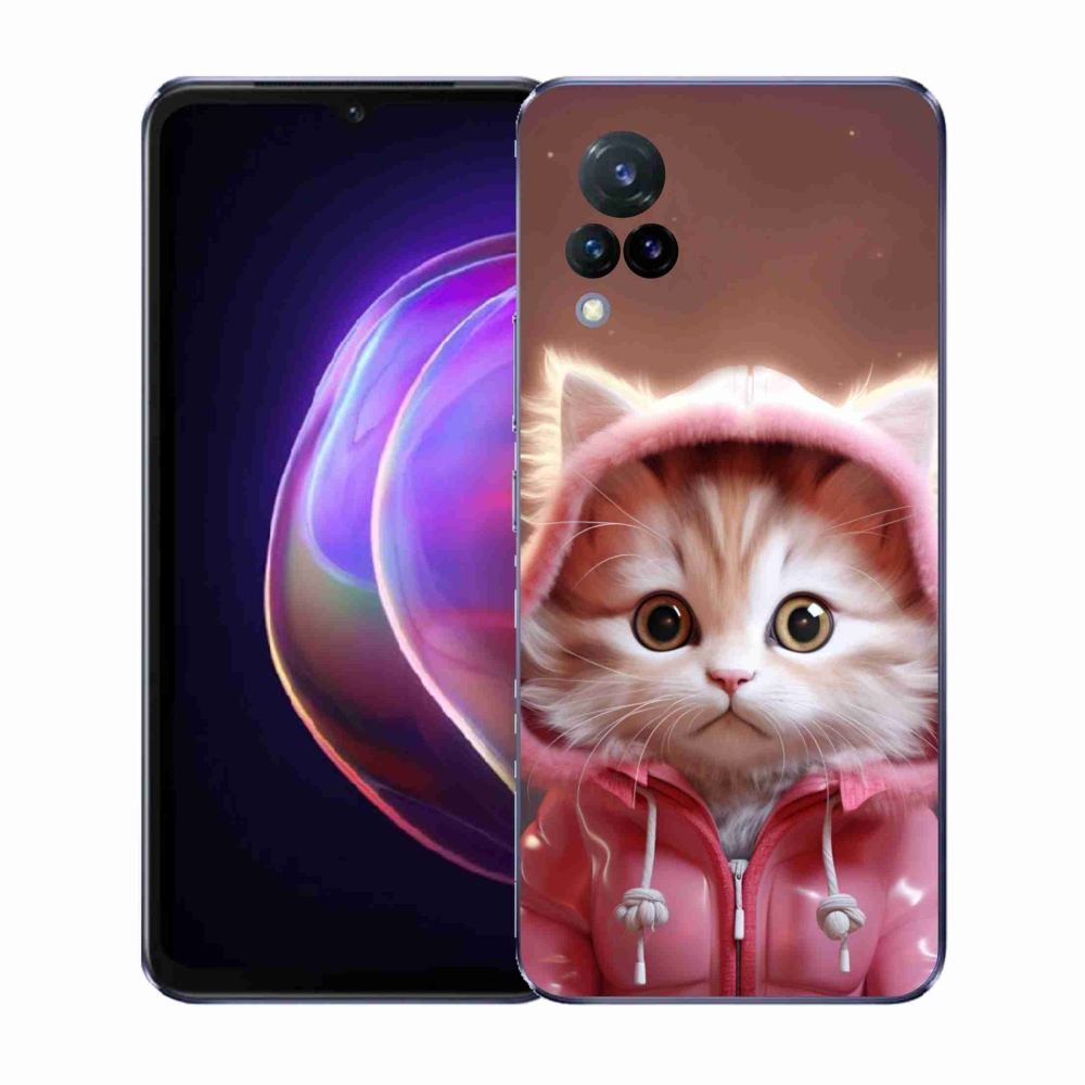 Gélový kryt mmCase na Vivo V21 4G/5G - roztomilé mačiatko 3