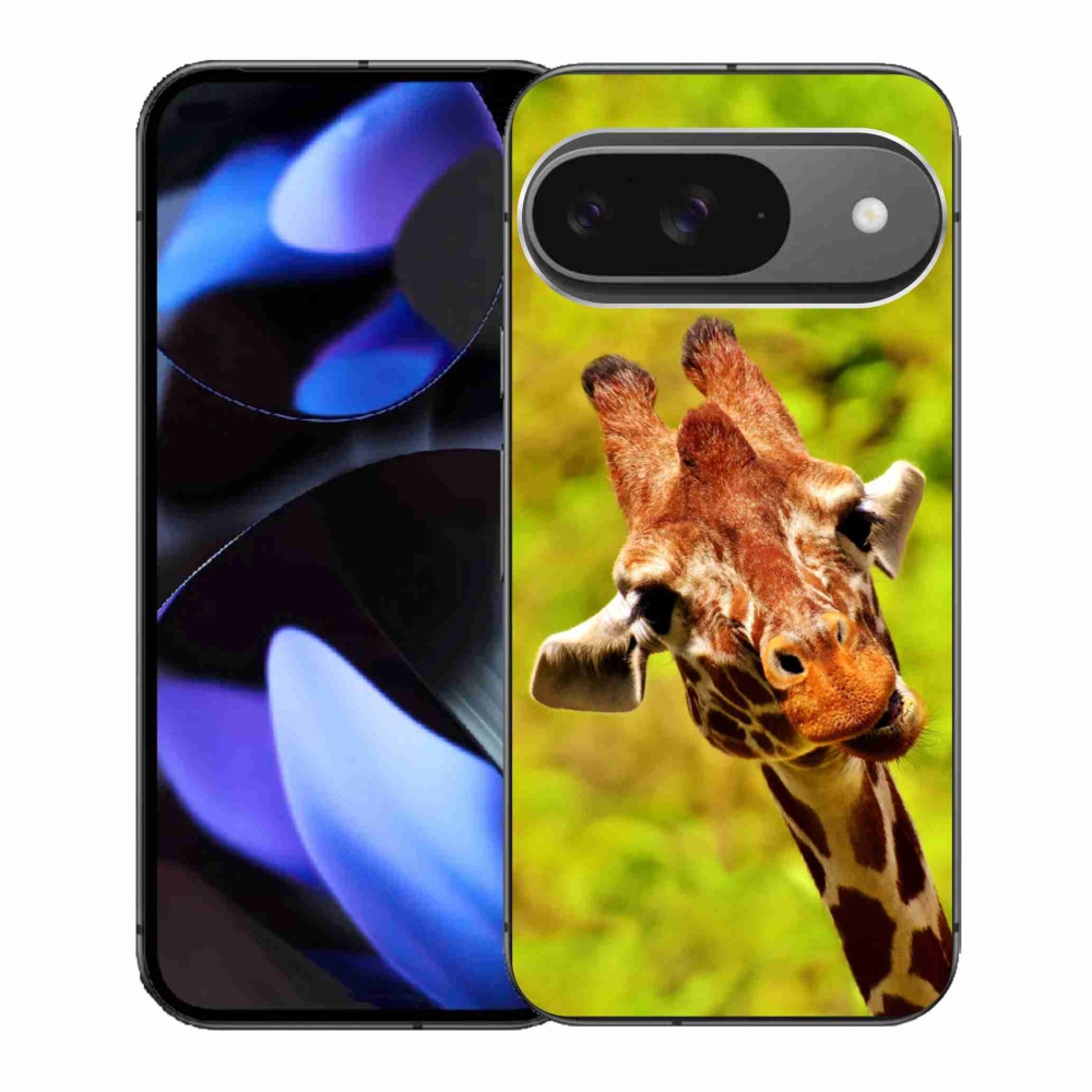 Gélový kryt mmCase na Google Pixel 9/9 Pro - žirafa